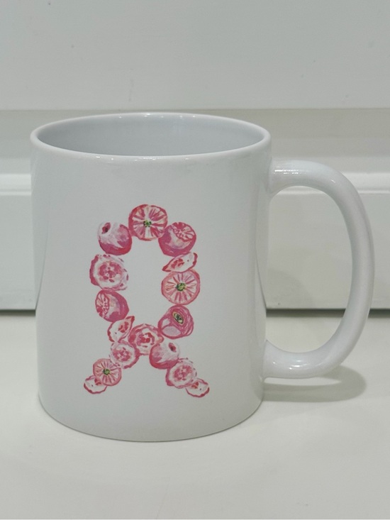 Evelyn Henson Other - NWOT Evelyn Henson Ltd Edition Pink Floral Breast Cancer Ribbon Mug